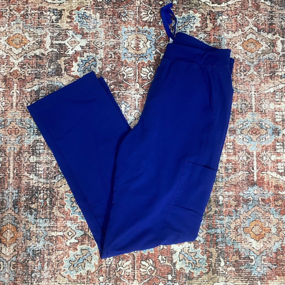 Figs blue technical collection cargo scrub pants size S